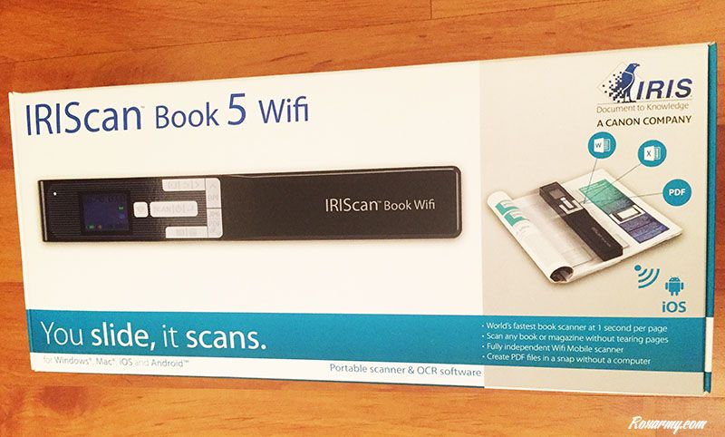 IRIScan Book 5 Wifi, le scanner qui aimait les livres