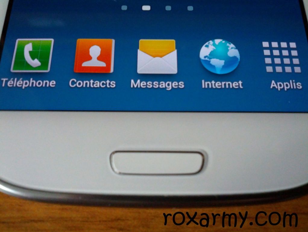 Ecran + home Galaxy S3