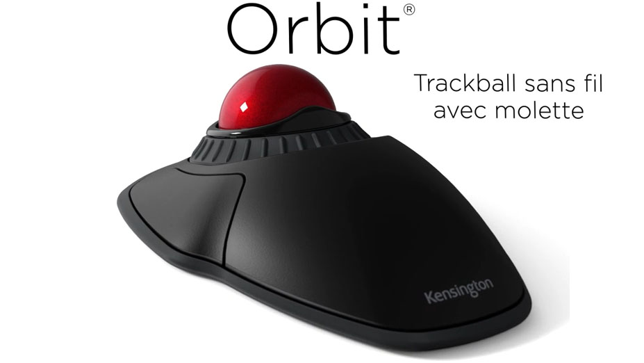 Trackball Orbit® sans fil avec molette, Trackballs
